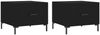 vidaXL Couchtische 2 Stk. Schwarz 50x50x40 cm Holzwerkstoff 829399 Bild 2