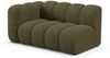 Micadoni Modulares Sofa Lupine 2-Sitzer Links Chenille Eden Grün Bild 2