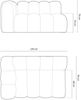 Micadoni Modulares Sofa Lupine 2-Sitzer Links Chenille Eden Grün Bild 5
