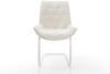Freischwinger Taimi-Flex Bouclé Soft Beige Freischwinger flach Weiß Bild 2