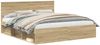 vidaXL Bettrahmen Sonoma 180 x 200 cm Massives Kiefernholz 3410566 Bild 2