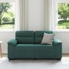 vidaXL 2-Sitzer-Sofa Dunkelgrün 160x81x84 cm Stoff 4105302 Bild 3
