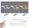 LETGOSPT Deckenleuchte 60W LED Deckenleuchte Dimmbar Modern Deckenlampe Wohnzimmerlampe 90cm, LED fest integriert, Kaltweiß, Naturweiß, Warmweiß, Geometrisch Wandlampe Multifunktional Deckenbeleuchtung Bild 3