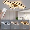 LETGOSPT Deckenleuchte 60W LED Deckenleuchte Dimmbar Modern Deckenlampe Wohnzimmerlampe 90cm, LED fest integriert, Kaltweiß, Naturweiß, Warmweiß, Geometrisch Wandlampe Multifunktional Deckenbeleuchtung Bild 2