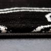 Vimoda Teppich Teppich Jugendzimmer Schlafzimmer Schwarz, Rechteckig, Höhe: 11 mm, Läufer Schwarz Skull Totenkopf Motiv Bild 3