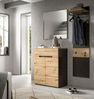 Garderobenpaneel Cooper in grau und Eiche 45 x 165 cm Bild 5