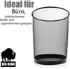 BigDean 3 Stück Papierkorb Mülleimer schwarz 20L Draht - Mülleimer Büro - hochwertiger Papiereimer für Zuhause & Büro Bild 4