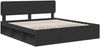 vidaXL Bettrahmen Schwarz 200 x 200 cm Massives Kiefernholz 3412034 Bild 4