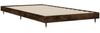 vidaXL Bettgestell ohne Matratze Räuchereiche 100x200 cm Holzwerkstoff 832162 Bild 5