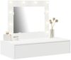 vidaXL Schminktisch mit Schubladen Weiß 83 x 40 x 70 cm Holzwerkstoff 865226 Bild 3