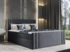 Boxspringbett Harlon, Dunkelgrau, 120x200 cm Bild 2