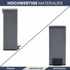 Mülleimer mit Fußpedal 30L Stahl - Inneneimer, ABS | Tretmülleimer Küche Abfalleimer mit Deckel Müllbehälter Kücheneimer Treteimer Büro, Grau Bild 4
