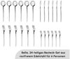 Karaca Besteck-Set Karaca Bella Edelstahl V2 24-tlg Besteckset 6 Pers. Silber Bild 2