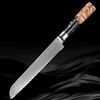 9-Teiliges Damast Messer Set. Kochmesser - extra scharfe Profimesser mit unikatem Farbholzgriff Bild 5
