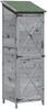 vidaXL Gartenschuppen Grau 59,5 x 56 x 176,5 cm Massivholz aus Fichte 42033478 Bild 2