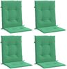 vidaXL Gartenstuhlauflagen für Niedriglehner 4 Stk. Grün 100x50x3 cm 47557 Bild 3