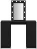 vidaXL Schminktisch mit Tür Schwarz 102 x 33 x 135 cm Holzwerkstoff 865182 Bild 5