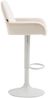 2er Set Barhocker Braga Samt weiß creme Bild 4