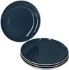 4er Set Linus blau Speiseteller Essteller Grill-Platte maritim skandinavisch Bild 2