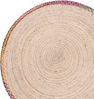 Teppich SATARA Bunt ø 120 cm Jute Bild 4
