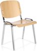 hjh OFFICE Besucherstuhl Konferenzstuhl XT 600 Holz Buche Bild 2