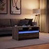 vidaXL LED-Couchtisch Braun Eichen-Optik Holzwerkstoff 851997 Bild 5