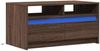 vidaXL LED-Couchtisch Braun Eichen-Optik Holzwerkstoff 851997 Bild 3