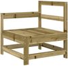 vidaXL 4-tlg. Garten-Sofagarnitur Kiefernholz Imprägniert 3250803 Bild 5