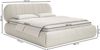 Selsey 'Asmelio' Polsterbett mit Bettkasten, Lattenrost, graubeige, 160x200 cm Bild 5