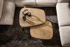 KAWOLA Couchtisch LAUCA Set 2-tlg. Metall bronze viereckig 42 x 70 x 80 cm Bild 2