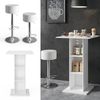 Bartisch-Set Rodeo Weiß 70 x 70 cm mit 2 Barhockern Vicco Bild 2