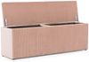 Boxspringbett Bett MARTEN 160x200cm Set. 3 in Stoff Magic Velvet Creme Bild 5