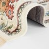 Orientalischer Samt-Teppich Fransen Oriental Flowers Creme - 160x230x0,5cm Bild 3
