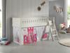 Vipack 'Scotty' Spielbett inkl. Lattenrost, Textilset und Leiter in Kiefer Weiß, Princess Bild 2
