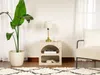 Vente-unique - LUELA Nachttisch Holz, Platte Beige - B 40 cm x H 50 cm x L 50 cm Bild 2