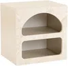 Vente-unique - LUELA Nachttisch Holz, Platte Beige - B 40 cm x H 50 cm x L 50 cm Bild 3