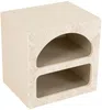 Vente-unique - LUELA Nachttisch Holz, Platte Beige - B 40 cm x H 50 cm x L 50 cm Bild 5