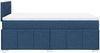 vidaXL Boxspringbett mit Matratze Blau 120x190 cm Stoff 3287013 Bild 5