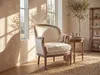 Vente-unique - Sessel Barock - Stoff - Beige - ALIENOR Bild 1