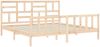 vidaXL Massivholzbett mit Kopfteil 3193091 Bild 5
