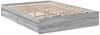 vidaXL Bettgestell mit Schubladen Grau Sonoma 140x200 cm Holzwerkstoff 3280662 Bild 3