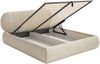Selsey 'Asmelio' Polsterbett mit Bettkasten, Lattenrost, beige, 160x200 cm Bild 4