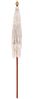 Macrame Sonnenschirm, Gartenschirm Creme 190 x 190 x 260 cm Bild 4