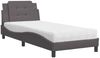 vidaXL Bettgestell ohne Matratze "Zadar" Grau 90x190 cm Kunstleder 3208834 Bild 2