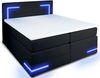 wonello Boxspringbett Lights 2.0, mit LED Beleuchtung und Topper, wahlweise mit Bettkasten Bild 5