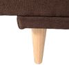 Schlafsofa HWC-M79, Gästebett Schlafcouch Couch Sofa, Schlaffunktion Liegefläche 180x110cm ~ Stoff/Textil braun Bild 5