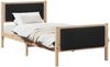 vidaXL Bettgestell Braun und Schwarz 90 x 200 cm Massivholz Kiefer 878496 Bild 2