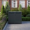 STEELSØN 'Kestra' Mülltonnenbox 2er je 240 Liter, anthrazit, Mülltonnenverkleidung aus Stahl, wetterfest, 116x80x134 cm, Müllbox für 2 Tonnen Bild 2