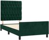 Einzelbettgestell Design für Erwachsene ohne Matratze Dunkelgrün 90x190 cm Samt d4806e Bild 4