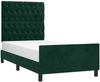 Einzelbettgestell Design für Erwachsene ohne Matratze Dunkelgrün 90x190 cm Samt d4806e Bild 3